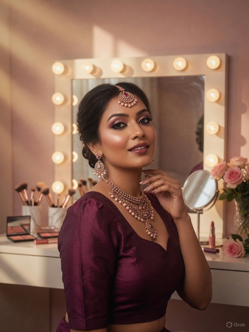 Reva at the mirror